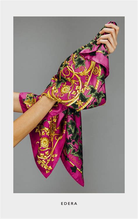 foulard femme versace|versace foulard scarf.